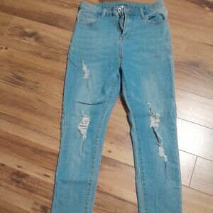Women's high waisted skinny jeans